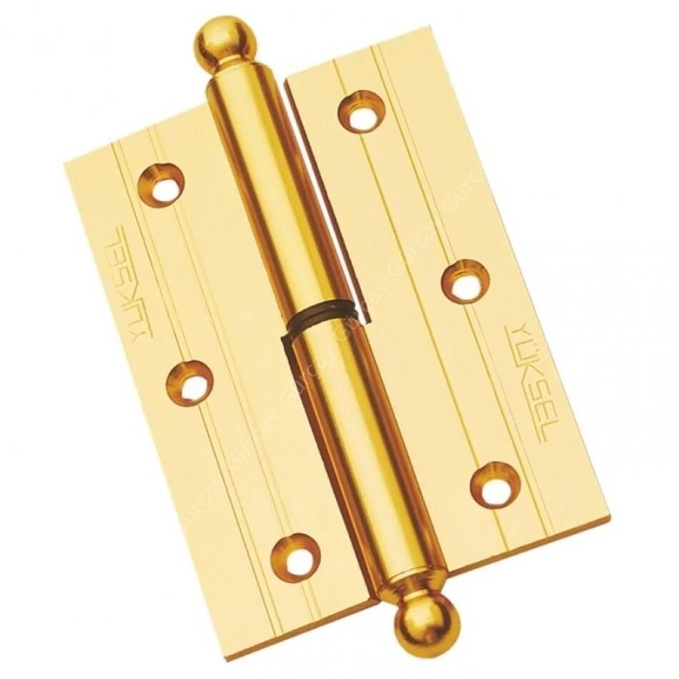 Okka Menteşe Aluminyum Sarı 10cm