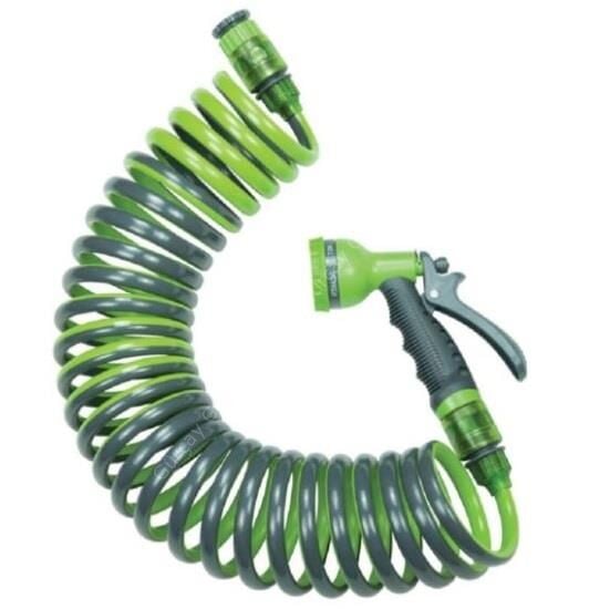 Daye DY5908 Spiral Bahçe Sulama Hortum Seti 7,5 m