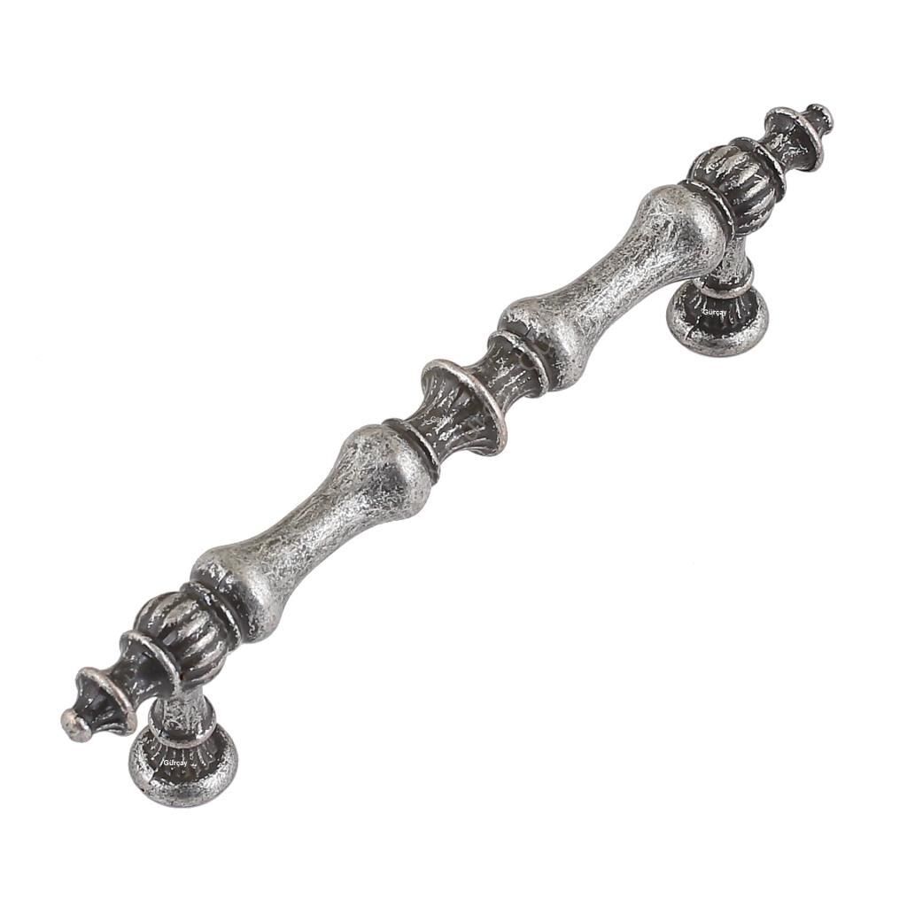 Şehzade Kulp Antik Gümüş 96mm