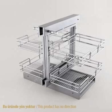 Çağdaş Tam Açılım Tezgah Altı Kör Köşe Sepeti