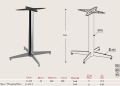 Tablalı Masa Ayağı 11.475.110 - Taban Çapı 46cm H110