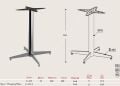 Tablalı Masa Ayağı 11.475.110 - Taban Çapı 46cm H110