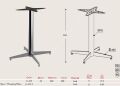 Tablalı Masa Ayağı 11.475.110 - Taban Çapı 46cm H110