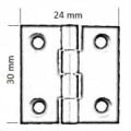Tavla Menteşesi 24*30mm