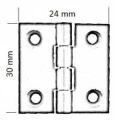 Tavla Menteşesi 24*30mm