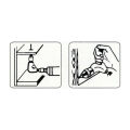 Partner PT-21905 Köşe Delme Vidalama Aparatı Mandren 10mm 3/8''