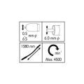 Partner 21909 Esnek Flexible Şaft 1380 Mm Vidalama Aparatı