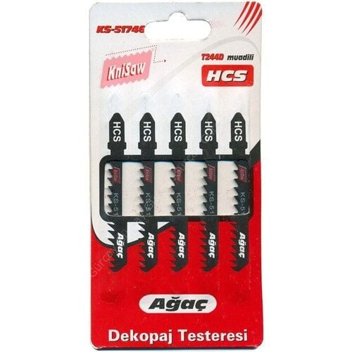 KniSaw 51744 Dekupaj Testere Yedeği Ahşap 5 Adet