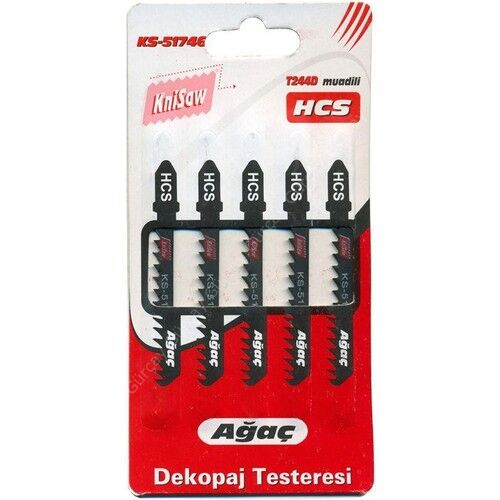 KniSaw 51744 Dekupaj Testere Yedeği Ahşap 5 Adet