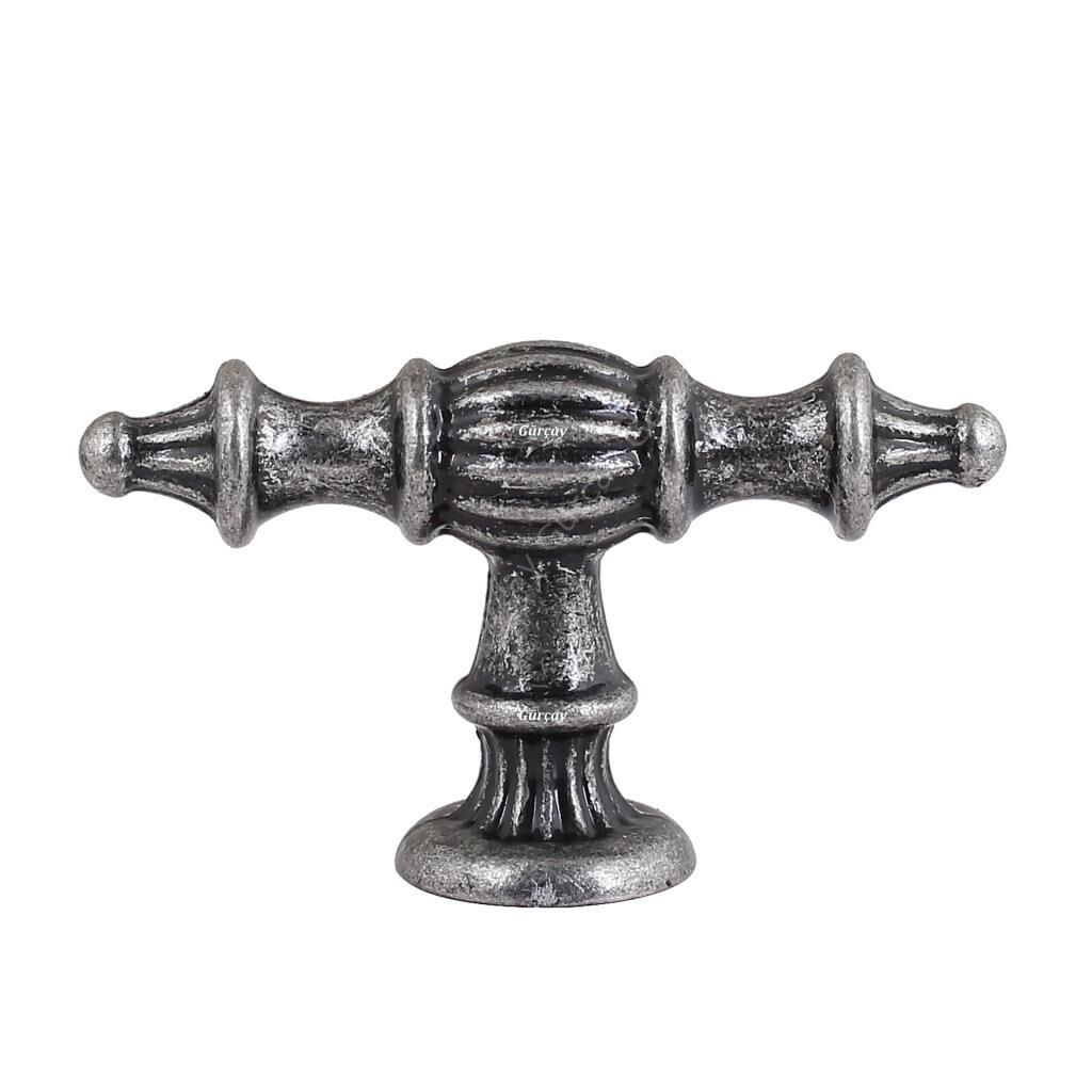 Şehzade Kulp Düğme Antik Gümüş