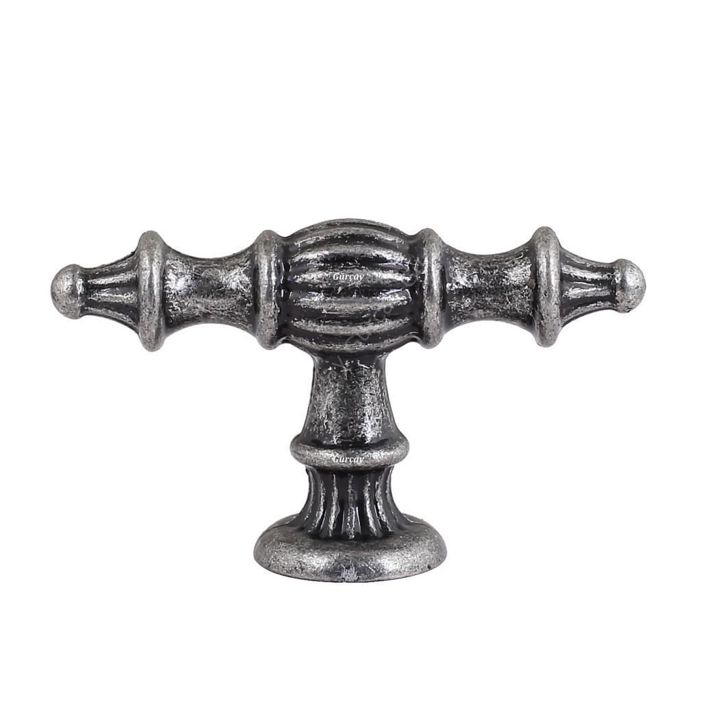 Şehzade Kulp Düğme Antik Gümüş