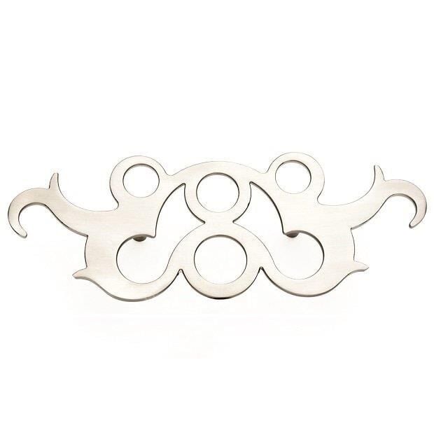 Desenli Lorenza Kulp Krom 64mm