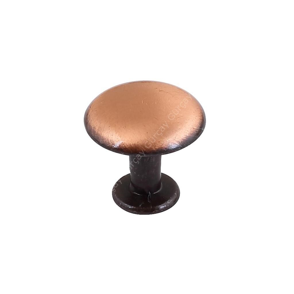 Mantar Düğme Kulp Bakır