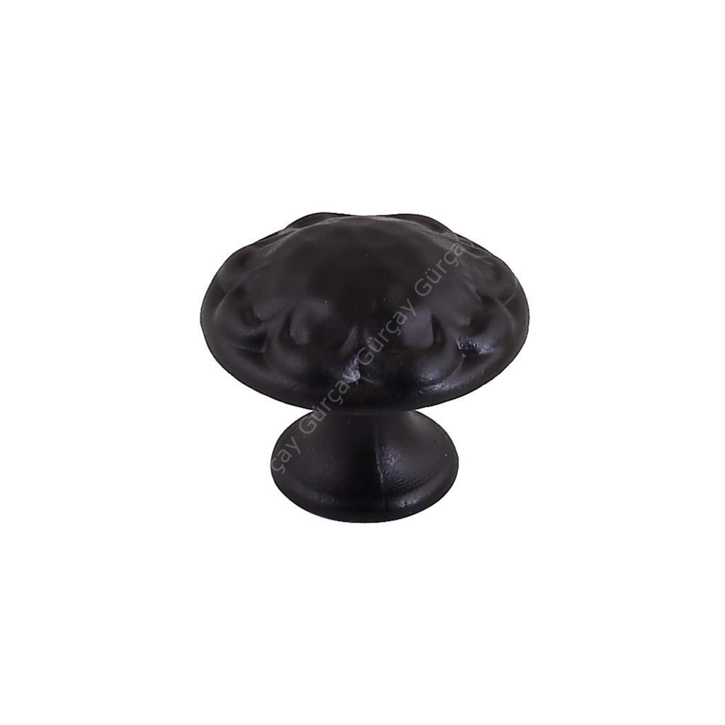 Aslan Düğme Kulp Siyah