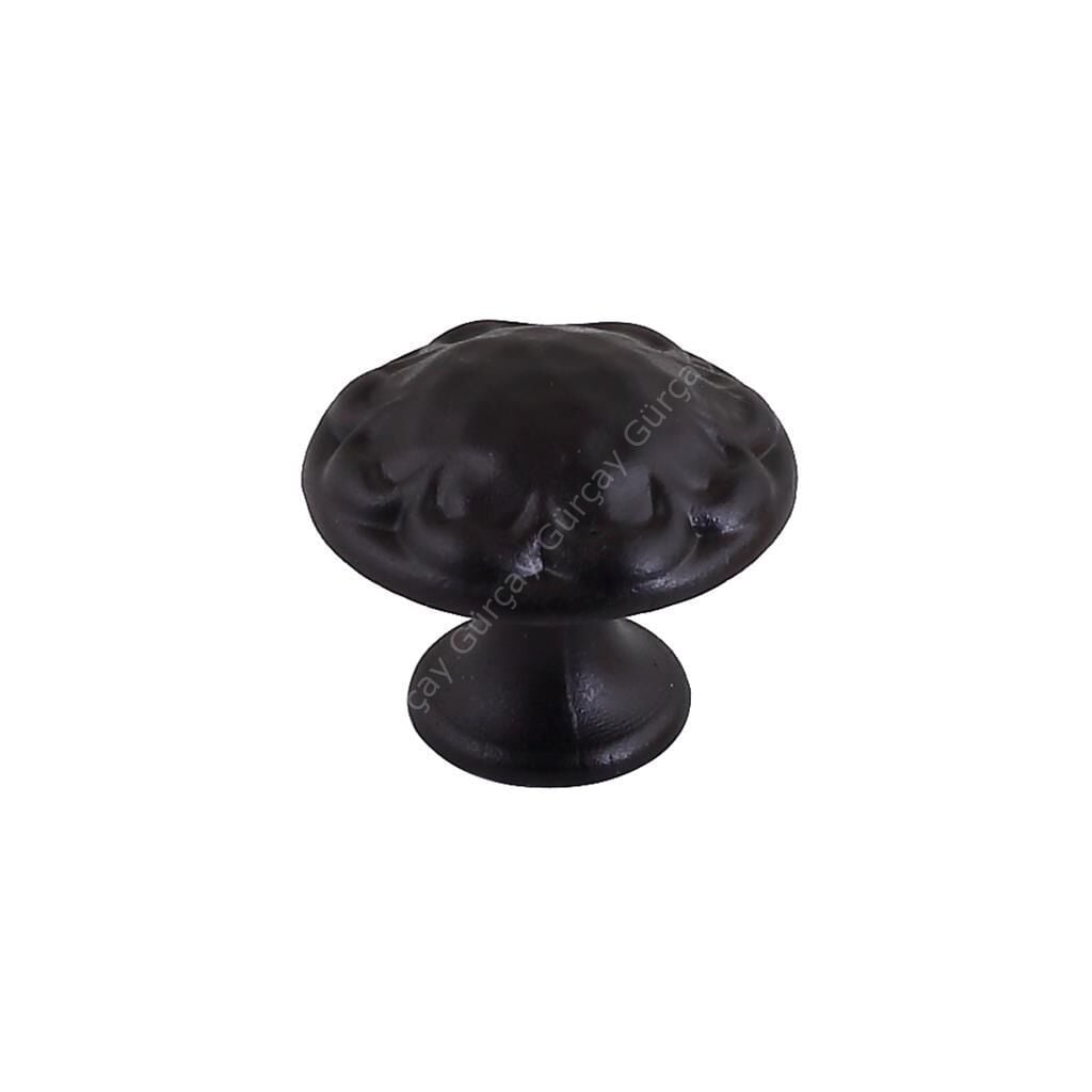 Aslan Düğme Kulp Siyah