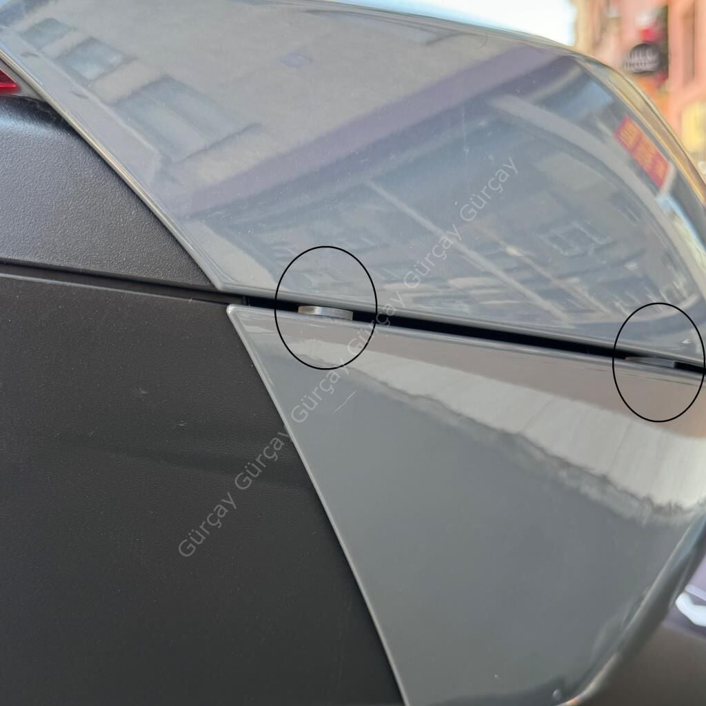 Motosiklet Arka Çanta Topcase Ses Kesici Lastik