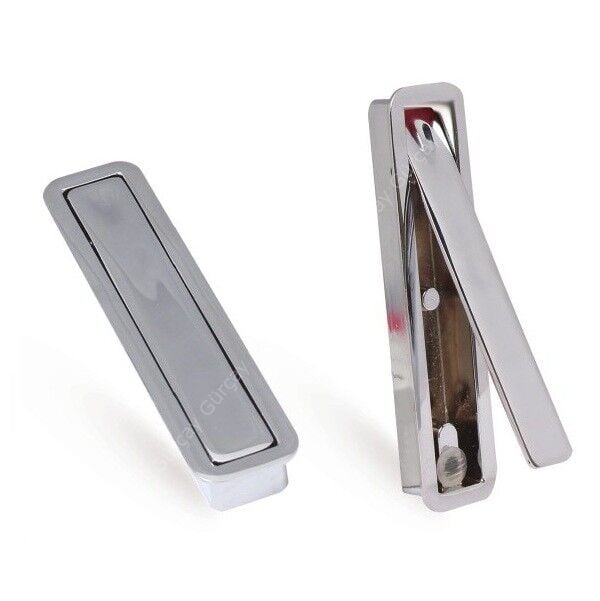 Basmalı Kapaklı Gömme Kulp 32mm Krom
