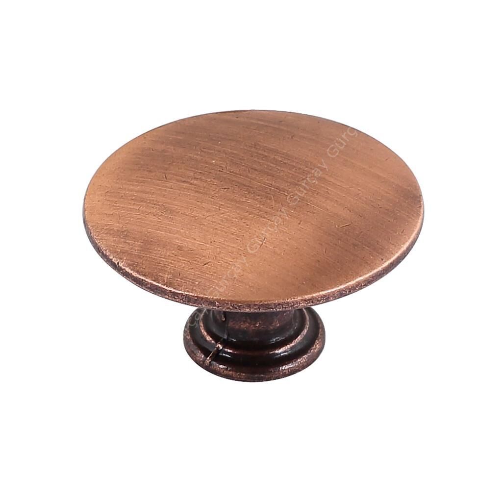 Ahu Düğme Kulp 40mm Bakır