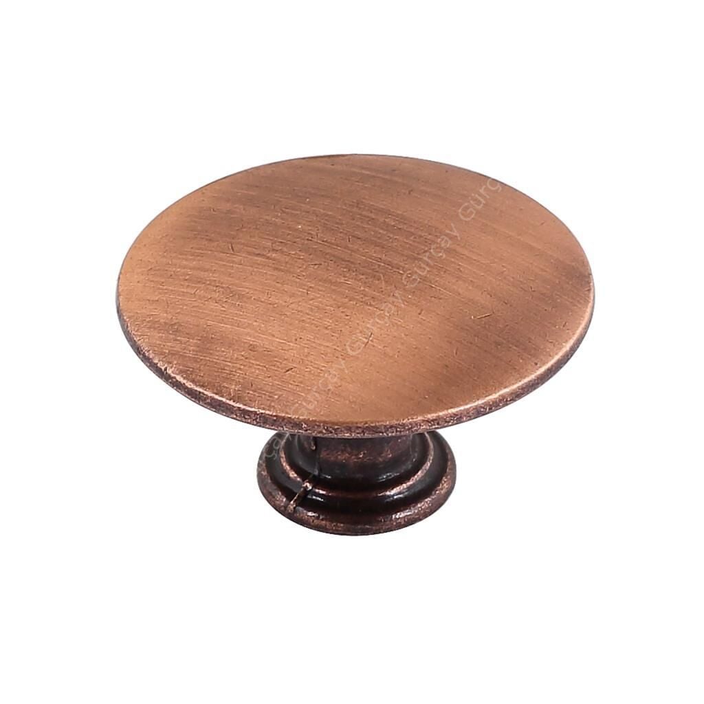Ahu Düğme Kulp 40mm Bakır