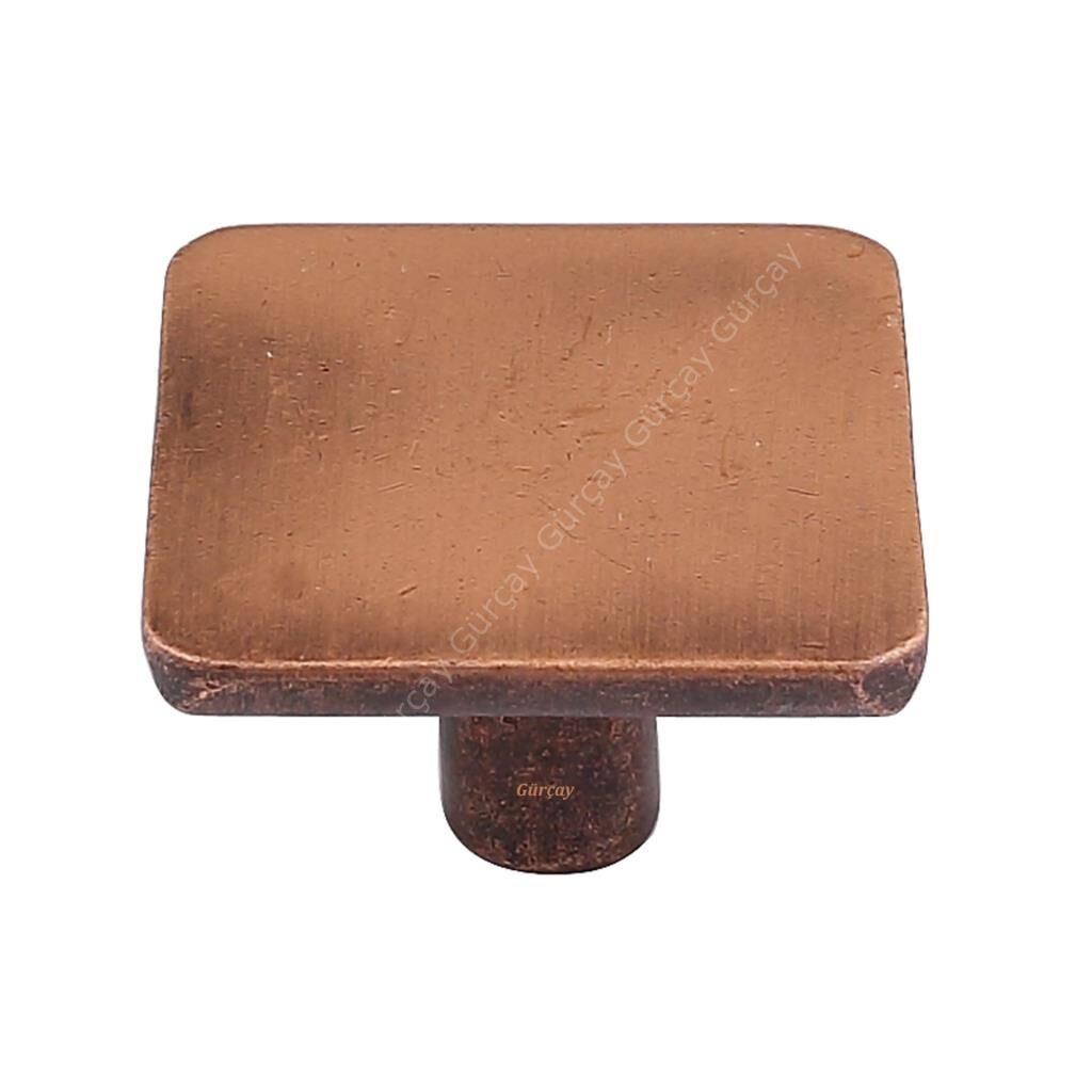 Mercan Düğme Kulp Bakır