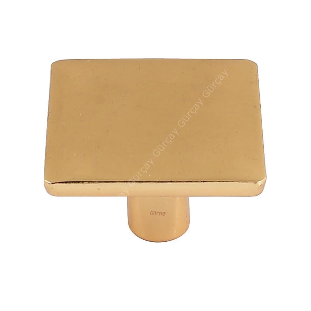 Mercan Düğme Kulp Altın