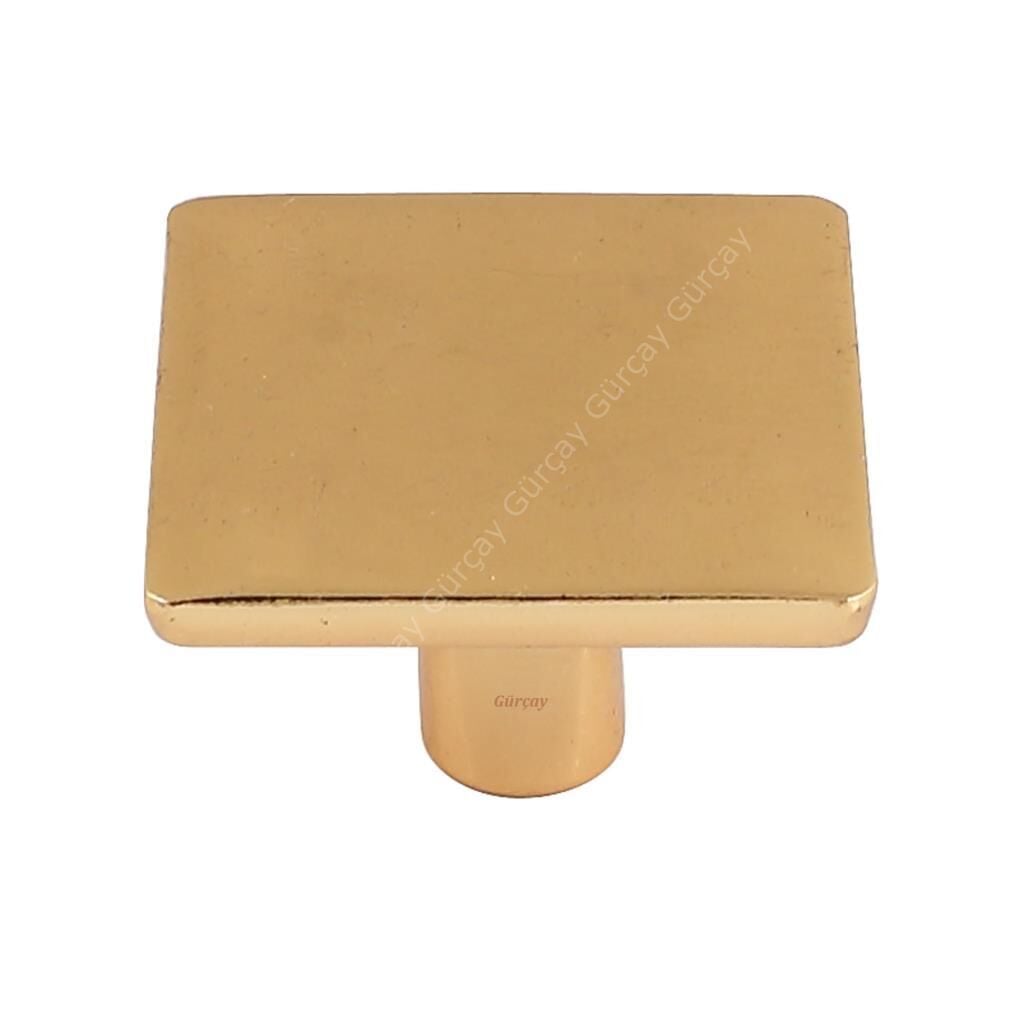 Mercan Düğme Kulp Altın