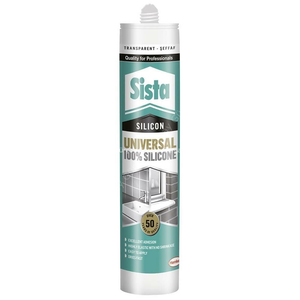 Sista Şeffaf Silikon 280 ml Kartuş 20 Adet / 1 Koli