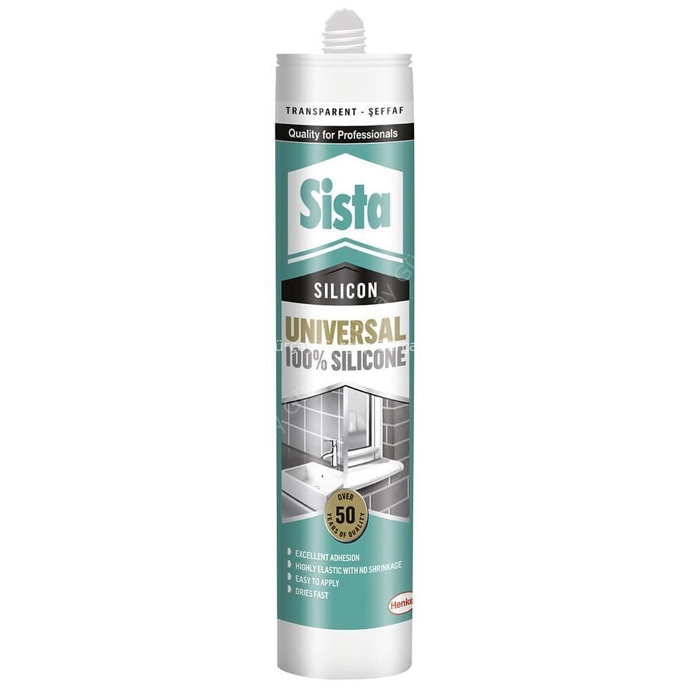 Sista Şeffaf Silikon 280 ml Kartuş 20 Adet / 1 Koli