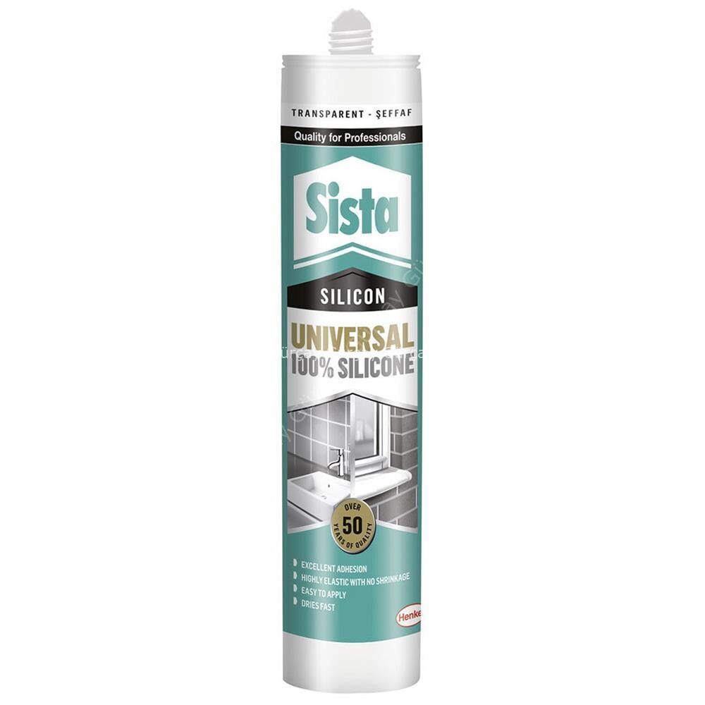 Sista Şeffaf Silikon 280 ml Kartuş 20 Adet / 1 Koli
