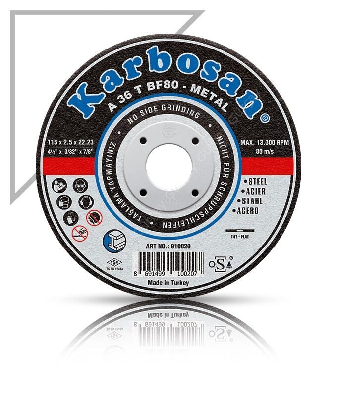 Karbosan Metal Kesici Disk 115*3.0mm