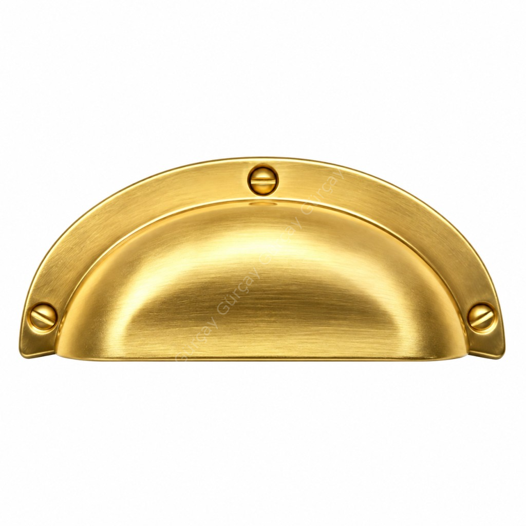 Sancak Kulp Mat Altın 64 mm -2  Adet