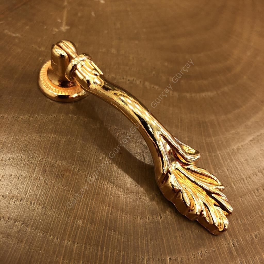 Palmiye Kulp Altın Sarkaç (2 Adet)