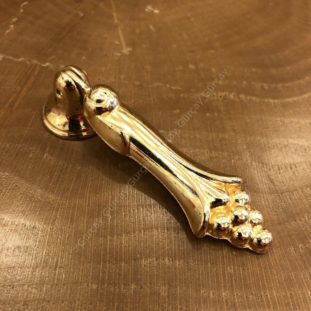 Üzümlü Kulp Altın Sarkaç (2 Adet)