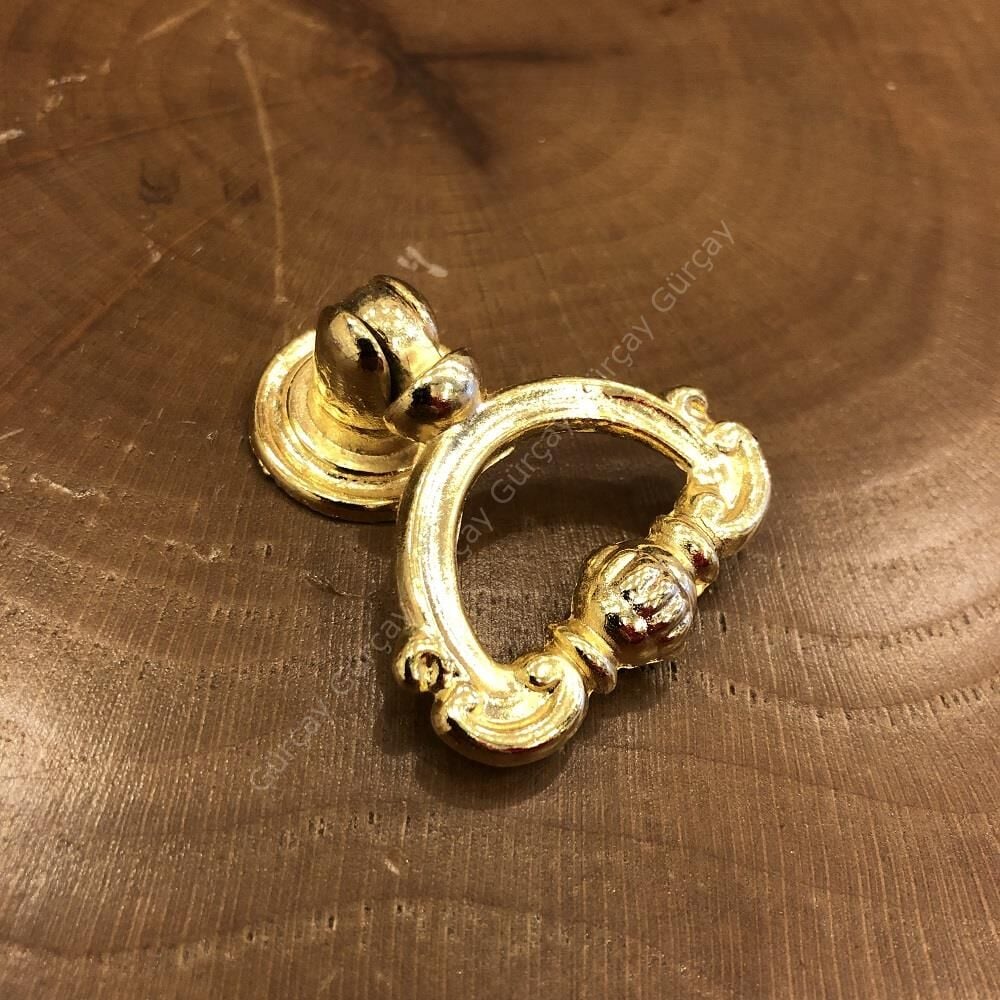 Menekşe Kulp Altın Sarkaç (2 Adet)