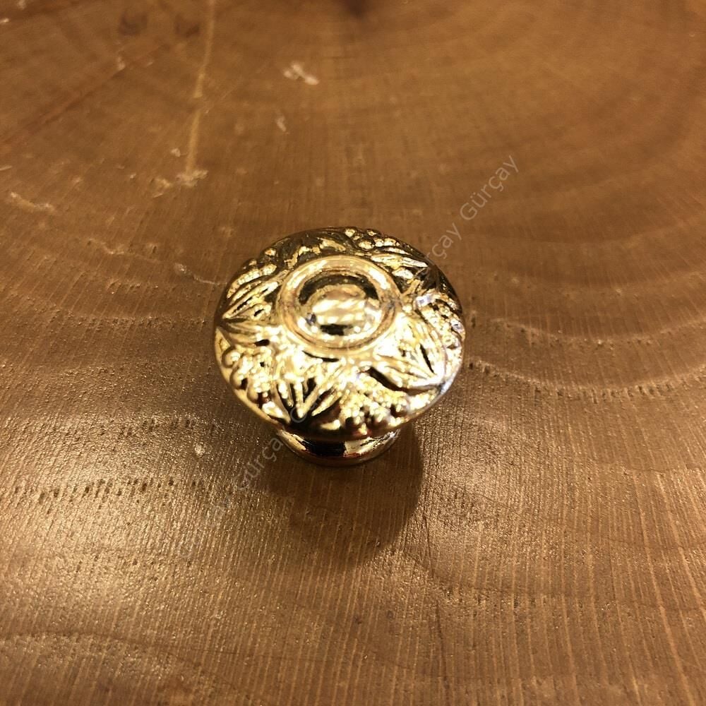 Üzümlü Kulp Altın Düğme - 2 Adet