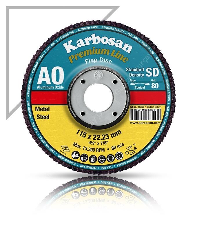 Karbosan Flap Disk Zımpara 115mm - 40 Kum