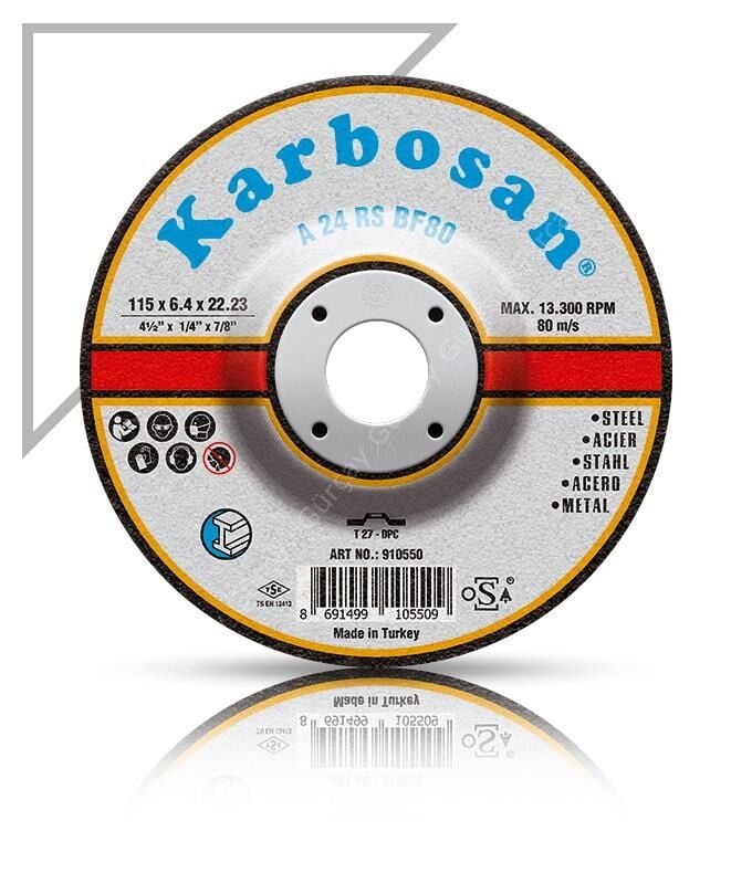 Karbosan Metal Taşlama Diski 180*6.4