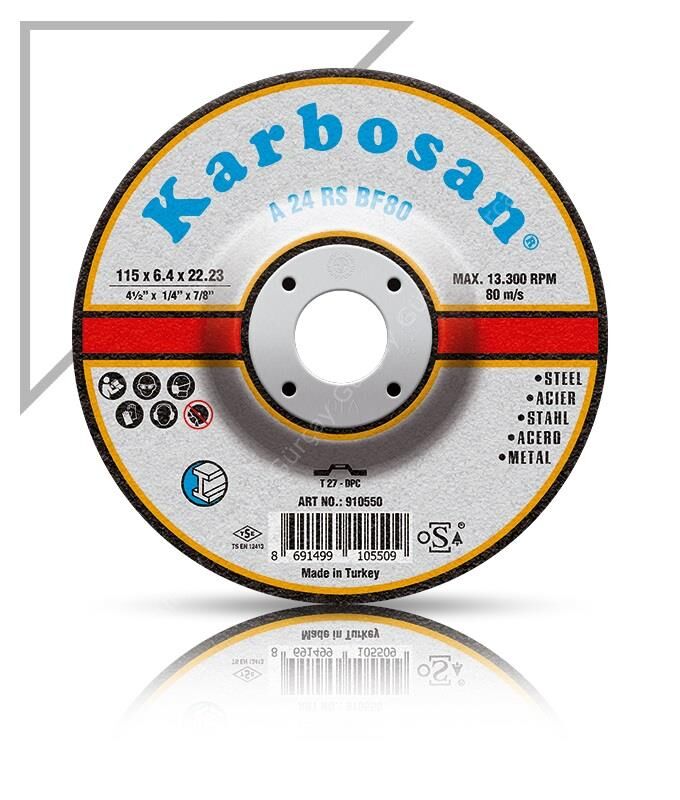 Karbosan Metal Taşlama Diski 115*6.4