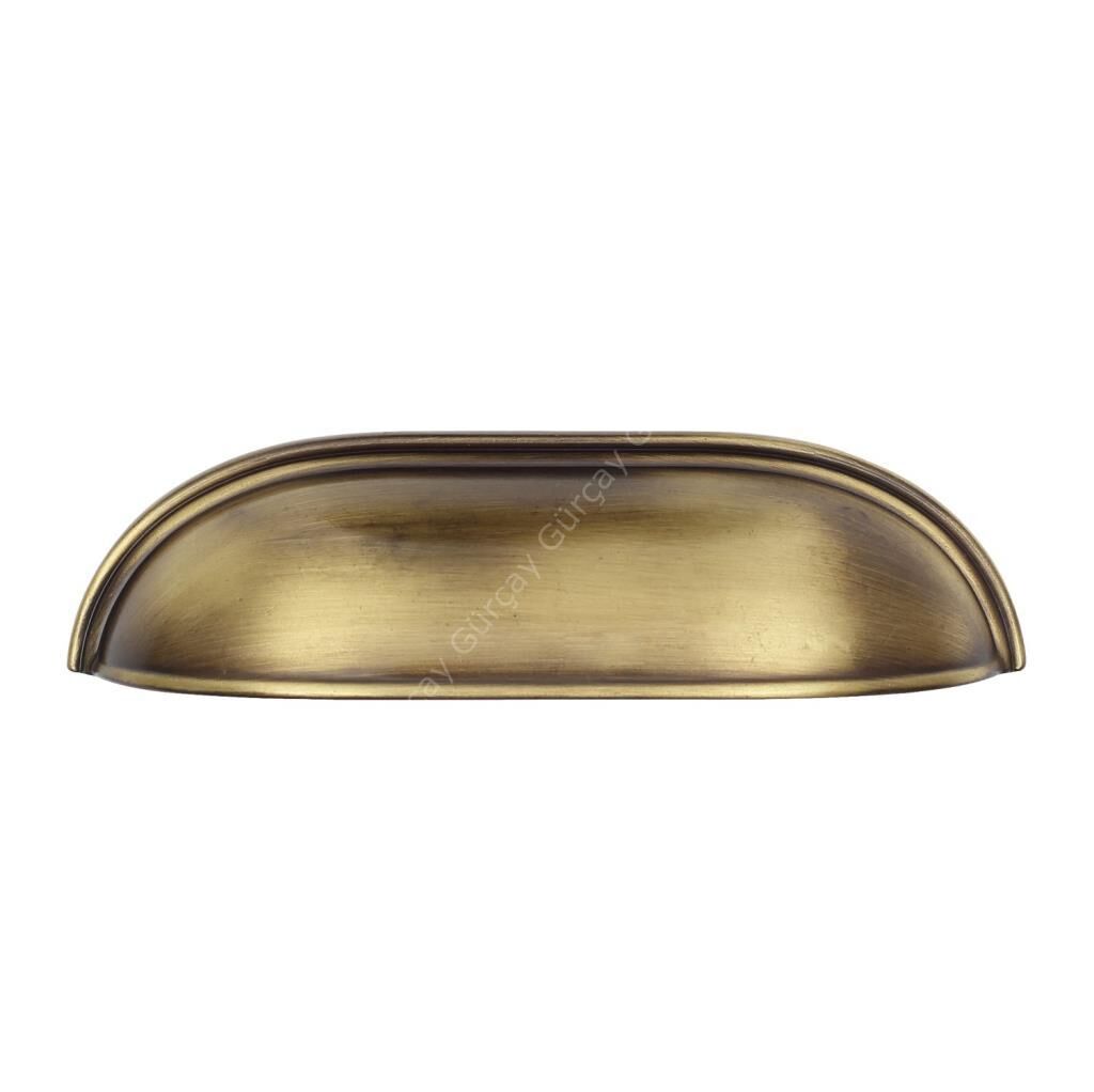 Lüks Çanak Kulp Antik Sarı 96mm