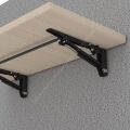 Mepa DK/80 Katlanabilir Masa Konsolu 1 Çift Siyah 40cm