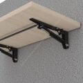Mepa DK/80 Katlanabilir Masa Konsolu 1 Çift Siyah 40cm