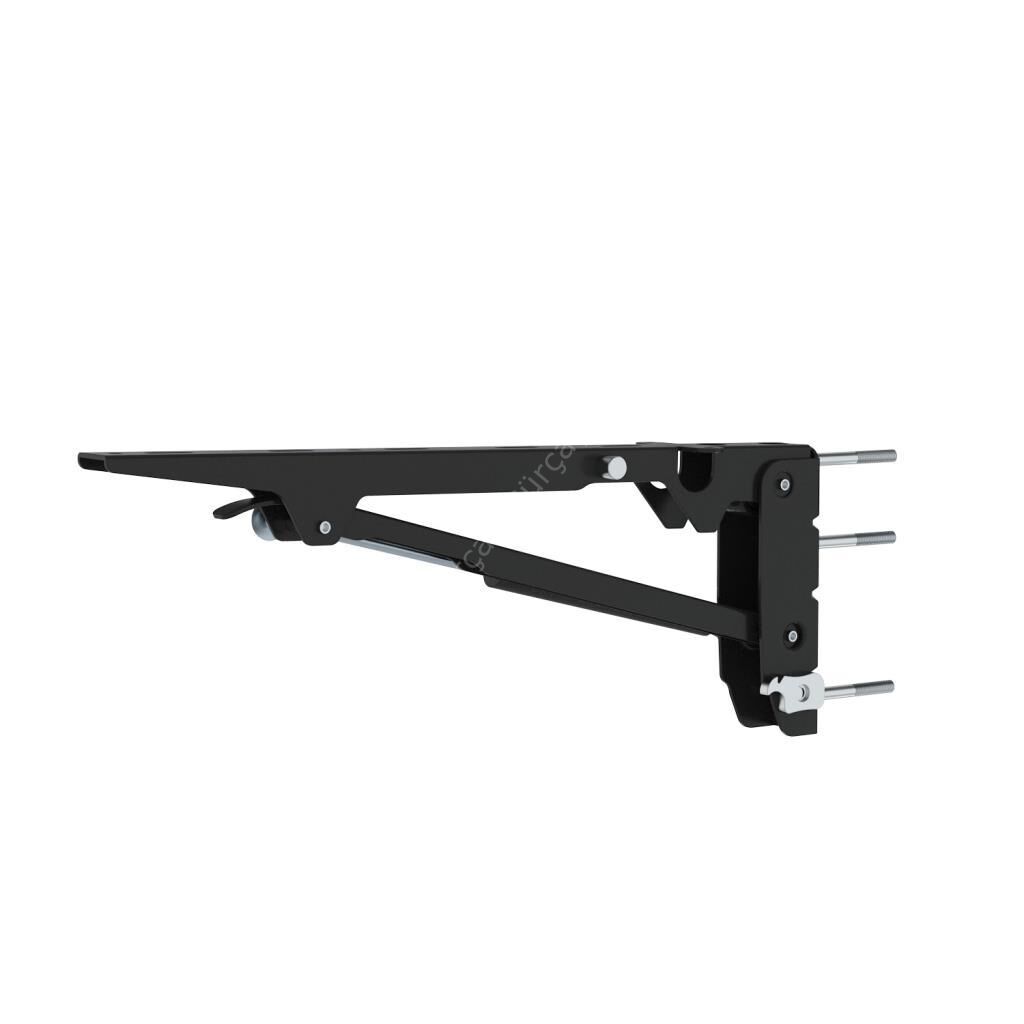 Mepa DK/80 Katlanabilir Masa Konsolu 1 Çift Siyah 40cm