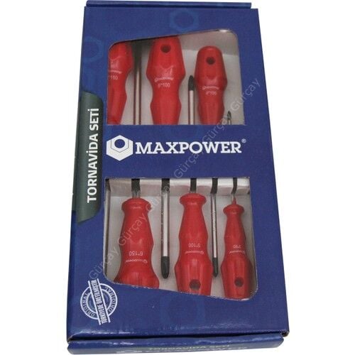 Maxpower MX136Y 6 Parçalı Yıldız Tornavida Seti